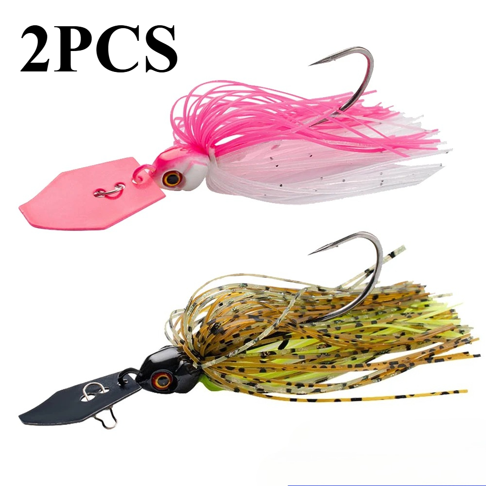 Fishing Lure Blade Bait - 2 шт. спиннербейтов 7г/9г/12г/14г/21г, набор рыболовных
