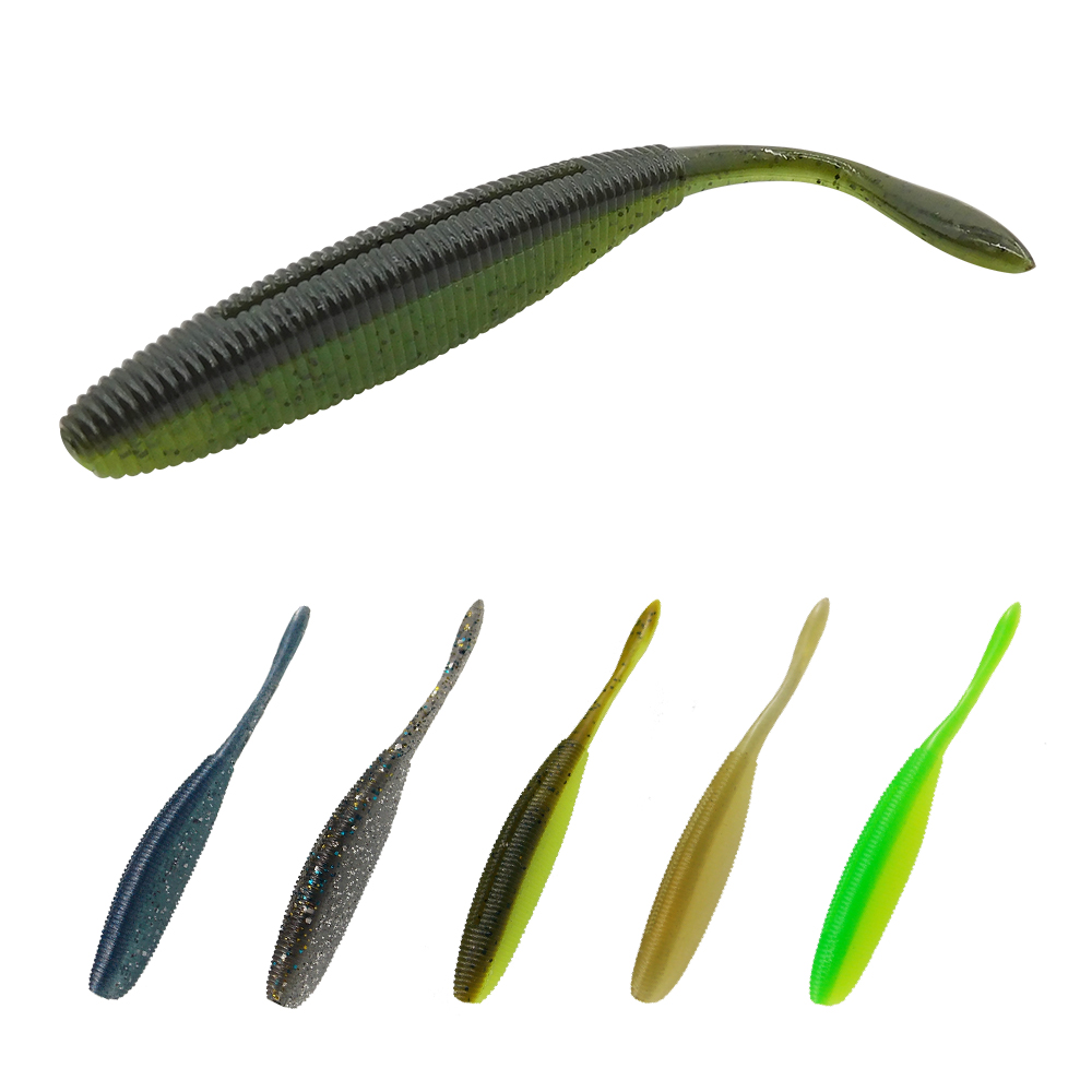 ESFISHING Drive Shad 100 мм, 8 – обзор и цена Fishing Lure Soft Plastic