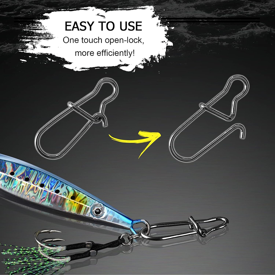 50 шт., защелки для воблеров,  – обзор и цена Fishing Lure Accessories